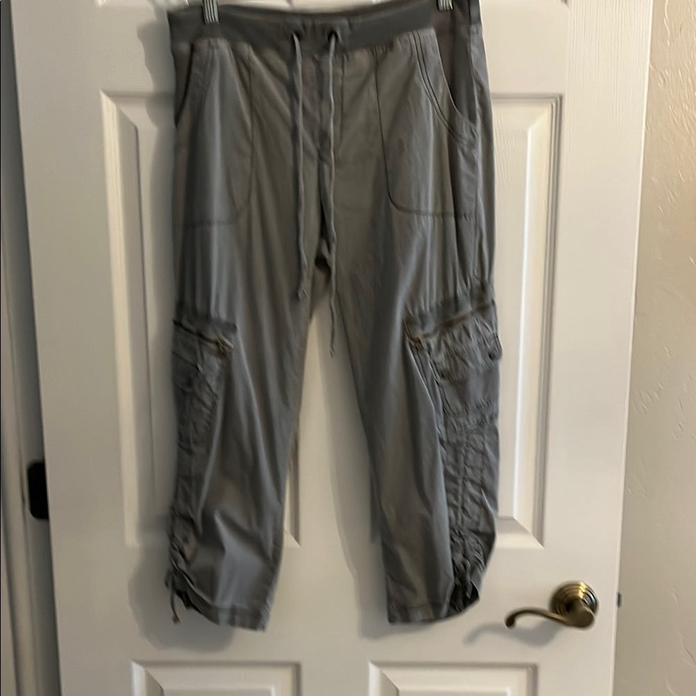 XCVI drawstring cargo capris